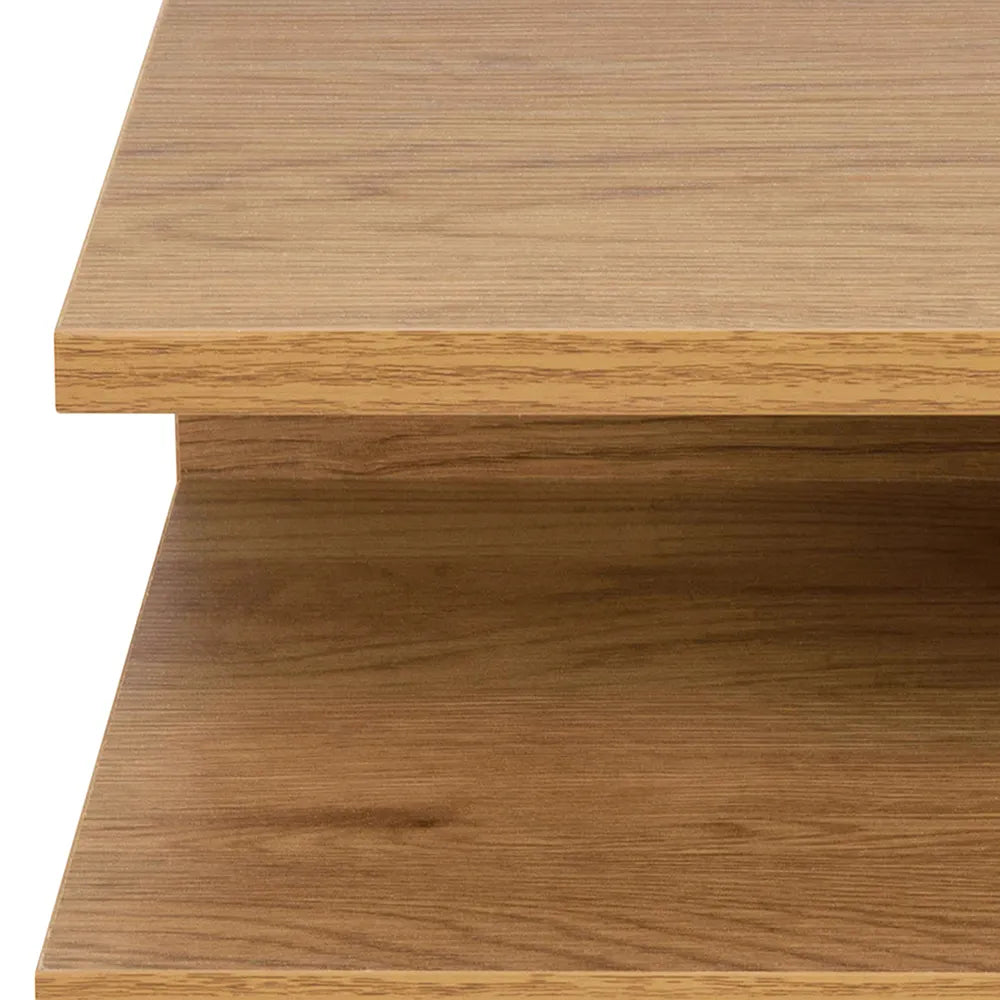 Compact Oak Wood Nightstand With Minimalist Design