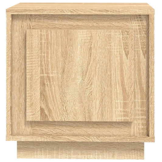 Pine Wood Nightstand With Drawer And Open Shelf
