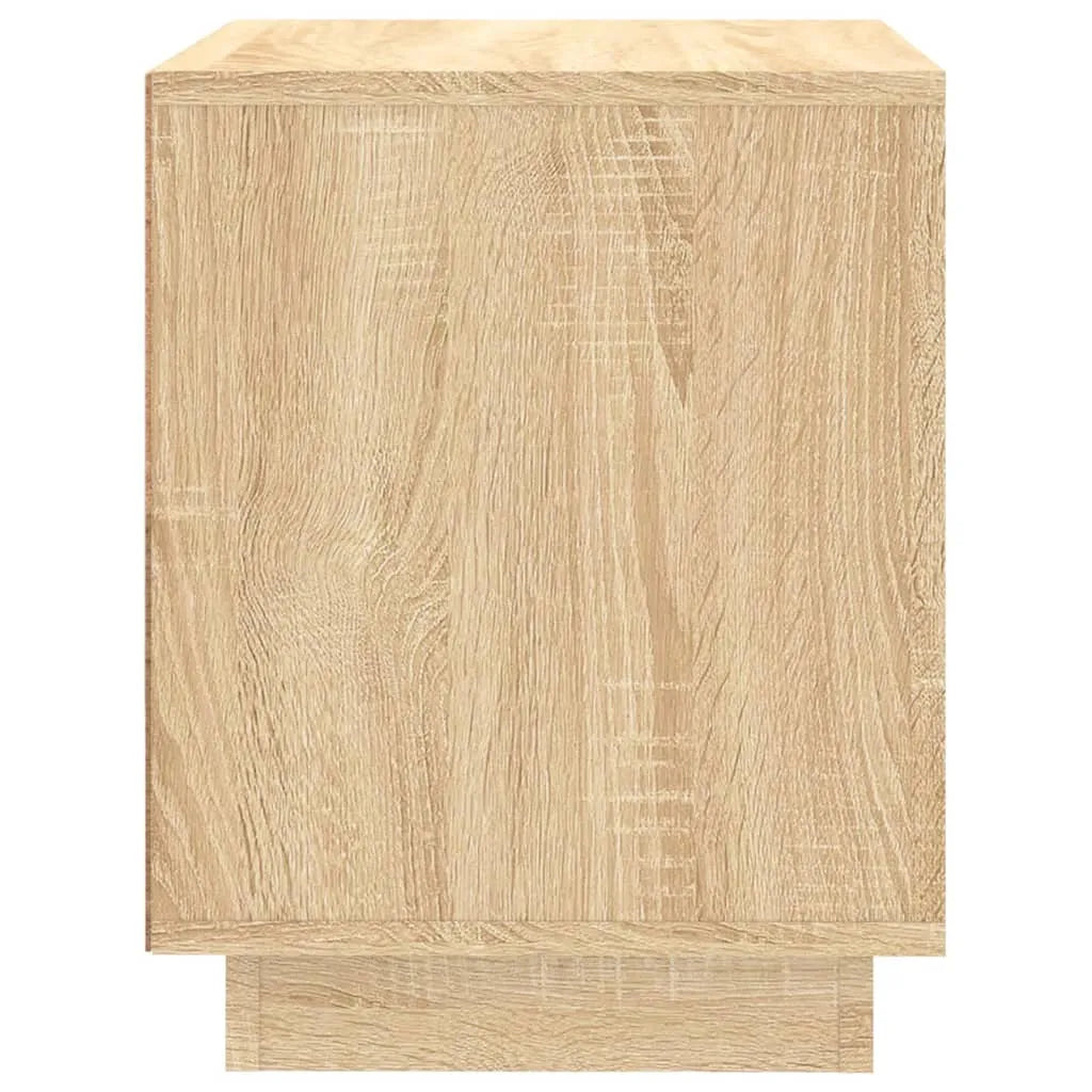 Pine Wood Nightstand With Drawer And Open Shelf